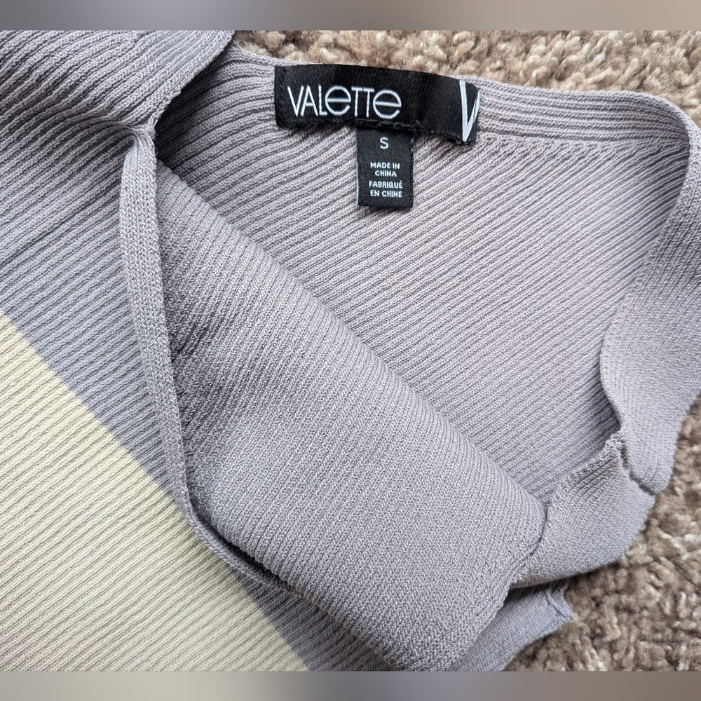 Valette Striped Color Lock Tank Top Small - Picture 2 of 12